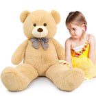 MorisMos Giant Teddy Bear 4ft - Cute Big Stuffed Animal (47 inch)
