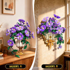 2-in-1 Morning Glory Building Set | 1136PCS Botanical Model | ToyIvia