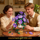 2-in-1 Morning Glory Building Set | 1136PCS Botanical Model | ToyIvia