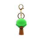 Mr. Tree Sprunki Keychain – Green Silicone Character Bag Charm & Backpack Pendant