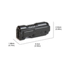 Zinc Alloy Muzzle EDC Fidget Slider Tactical Metal Desk Toy