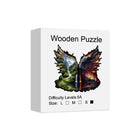 Majestic Vista: High-Difficulty Landscape Wooden Puzzle with Whimsies