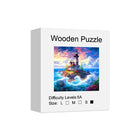 Beacon at Sea: High-Difficulty Wave Lighthouse Wooden Puzzle