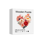 Eternal Bloom: High-Difficulty Love-Flower Animal Shaped Wooden Puzzle
