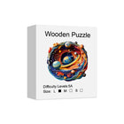 Celestial Sphere: Space Planet High-Difficulty Wood Jigsaw