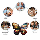 Wings of Time: Butterfly Pattern Four-Season Scenery Wood Jigsaw