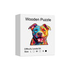 Chromatic Canine: Colorful Dog High-Difficulty Wood Jigsaw