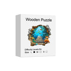 Abyss Magic: High-Difficulty Underwater World Wooden Puzzle
