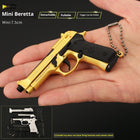 New PUBG Metal Gun Model 1:3 Beretta M92A1 Keychain - Alloy Pistol