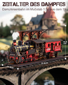 Rolife Steam Journey 3D Wooden Puzzle | 405PCS Train Model | ToyIvia