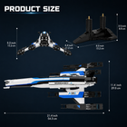 Normandy SR-2 Spaceship Building Blocks Set – 1029PCS with Display Stand