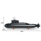 Strategic Nuclear Submarine Building Set | 1498PCS Military Navy | ToyIvia