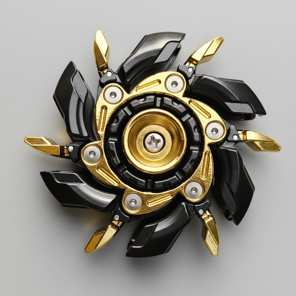 Open Armor Metal Fidget Slider Magnetic Spinning Top EDC Toy