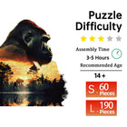 Canopy Sovereign: High-Difficulty Orangutan Forest Scenery Wooden Puzzle