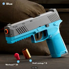 P320 Automatic Soft Bullet Pistol Gun - Realistic Slide Blowback Toy Blaster