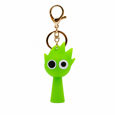OWAKCX Sprunki Keychain – Cartoon Silicone Bag Charm & Backpack Pendant