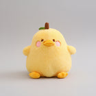 Pear Plush Toy Cute Fruit Yellow Duck Stuffed Animal Cushion