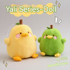 Pear Plush Toy Cute Fruit Yellow Duck Stuffed Animal Cushion