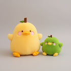 Pear Plush Toy Cute Fruit Yellow Duck Stuffed Animal Cushion