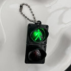 LED Traffic Light Keychain | Mini Pedestrian Signal Keychain Toy