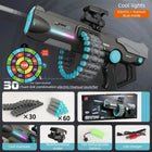 2026 Swift Flame Electric Soft Bullet Gun | 30-Round Chain Fed Blaster | ToyIvia
