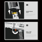 Desert Eagle Pistol Building Set | 356PCS Shootable Model | ToyIvia