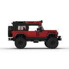 The Crimson Crawler: 405-Piece Red SUV DIY Construction Kit