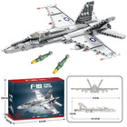 F-18 Strike Fighter Building Set | 1387PCS Military Jet Model | Toylvia