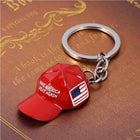 Donald Trump Metal Keychain 6-Pack | MAGA Hat & American Flag | ToyIvia