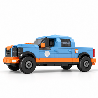 457PCS Pickup Truck Building Blocks with Travel Trailer - Toylvia™