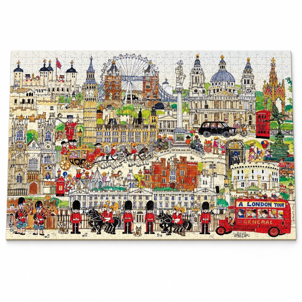 London Landmark Landscape 1000 Piece Jigsaw Puzzle 75x50cm
