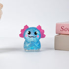 1PCS Glitter Axolotl Squishy, Slow Rising Squeeze Toy, Cute Axolotl Fidget Toy For, Blue