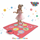 Pink Kids Dance Mat | 5 Difficulty Levels & 9 Demo Songs | ToyIvia