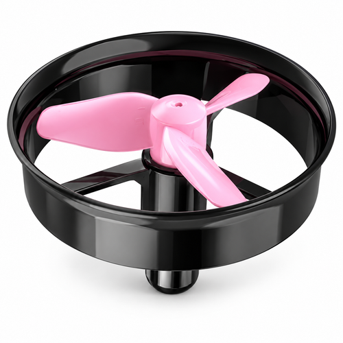 Pink Mini Nano RC Drone Auto Hover 3 Batteries HS210 - alternate view