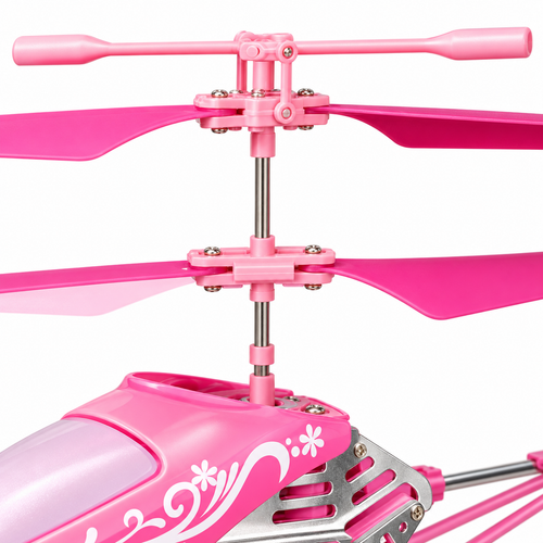 Remote Control Helicopter Toy for Kids Indoor Flying (Fantasy Pink) - alternate view