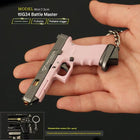 Pink TTIG34 Mini Metal Model Keychain 7cm – Detachable Collectible