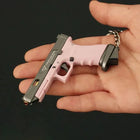 Pink TTIG34 Mini Metal Model Keychain 7cm – Detachable Collectible
