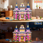 Pinkspire Estate House Building Set | 1815PCS Villa with Lights | ToyIvia