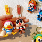Pirate Cartoon PVC Keychain - Cute Character Bag & Car Charm