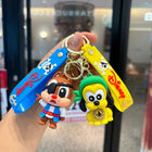 Pirate Cartoon PVC Keychain - Cute Character Bag & Car Charm