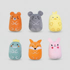 Cute Plush Squeaky Cat Toy Mouse Fox Monkey Dental Chew