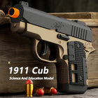 Pocket 1911 Mini Soft Bullet Pistol - Continuous Shell Throwing Toy Gun