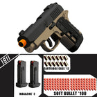 Pocket 1911 Mini Soft Bullet Pistol - Continuous Shell Throwing Toy Gun