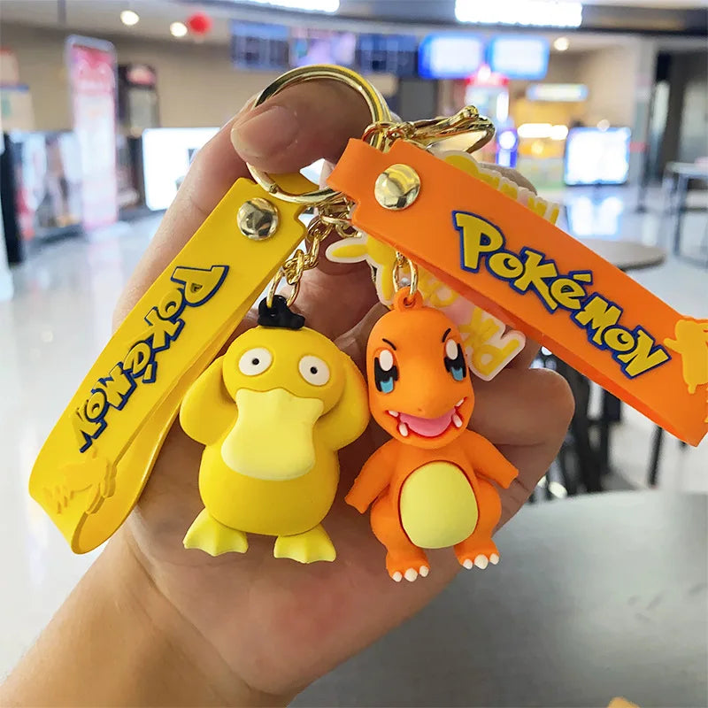 Pokémon Plush Keychain Hangers – Pikachu, Squirtle, Jigglypuff, Bulbasaur & Psyduck | Toylvia™ Secondary image