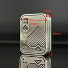 Magnetic EDC Poker Ace Fidget Slider Metal 3-Layer Desk Toy