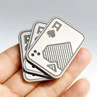 Magnetic EDC Poker Ace Fidget Slider Metal 3-Layer Desk Toy