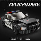 Police Car Building Toy Set - 404 Pieces Block Model