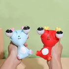 Pop-Out Eyes Dragon Squeeze Fidget Toy - Stress Relief Sensory Squishy