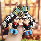 Popeye Kawaii Keychain - Cartoon Pendant Bag & Car Accessory