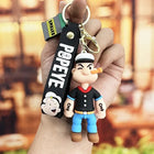 Popeye Kawaii Keychain - Cartoon Pendant Bag & Car Accessory